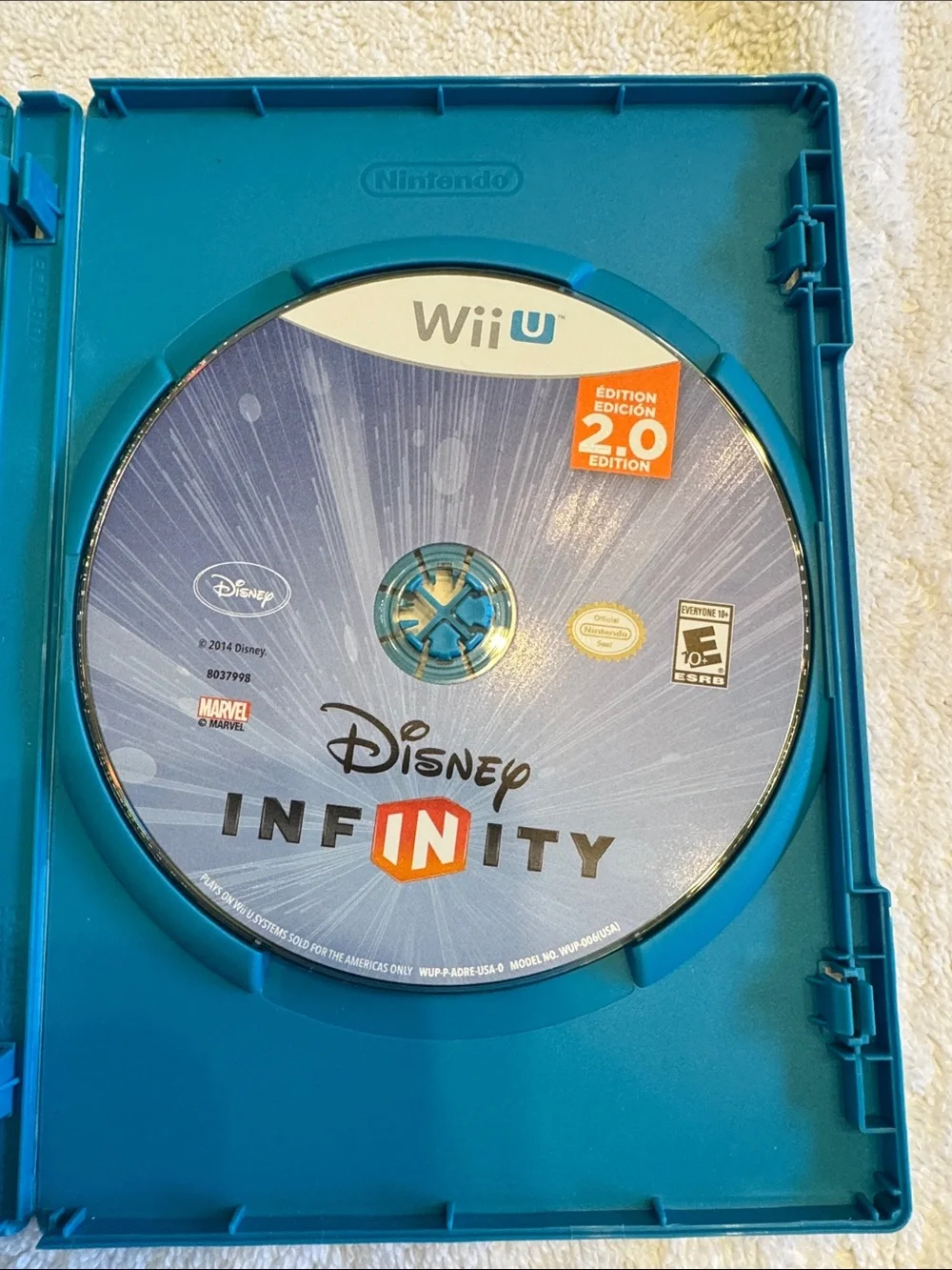 Disney Infinity 2.0 Edition (Wii U) - Blue Case